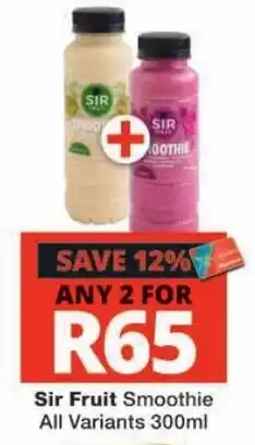Checkers Sir Fruit Smoothie offer