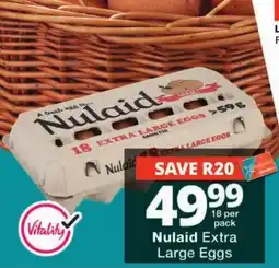 Checkers Nulaid Extra Large Eggs offer