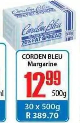 Elite Cash & Carry Corden Bleu Margarine 500g offer