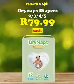 Check Save DryNaps Diapers offer