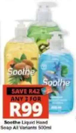 Checkers Hyper Soothe Liquid Hand Soap offer