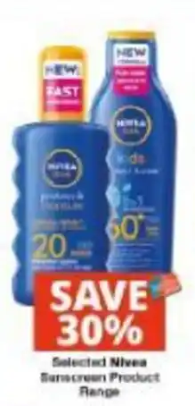 Checkers Hyper Nivea Sunscreen Product Range offer