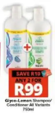 Checkers Hyper Glyco-Lemon Shampoo/Conditioner offer
