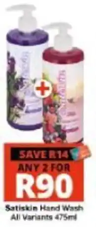 Checkers Hyper Satiskin Hand Wash offer