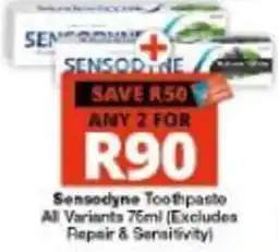 Checkers Hyper Sensodyne Toothpaste offer