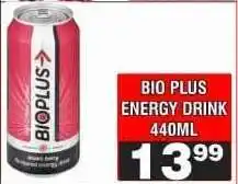Advance Cash n Carry BIO PLUS ENERGY DRINK 440ML offer