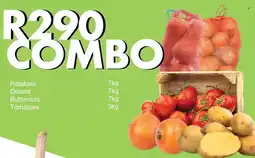 Save Potatoes, Onions, Butternuts & Tomatoes offer