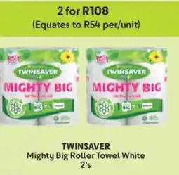 Makro Twinsaver Mighty Big Roller Towel White offer
