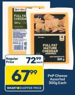 Pick n Pay PnP Cheese Assorted 300g Each offer