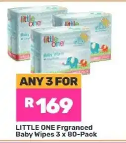 Game Little One Frgranced Baby Wipes 3 x 80-Pack offer