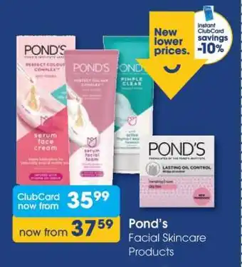 Pond's Facial Skincare Products