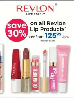 Clicks Revlon Lip Products offer