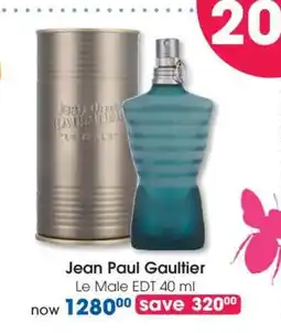 Clicks Jean Paul Gaultier Le Male EDT 40 ml offer