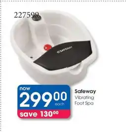 Clicks Safeway Vibrating Foot Spa offer