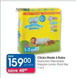 Clicks Clicks Made 4 Baby offer