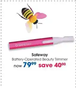 Clicks Safeway Battery-Operated Beauty Trimmer offer