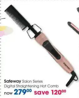 Clicks Safeway Salon Series Digital Straightening Hot Comb offer