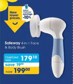Clicks Safeway 4-in-1 Face & Body Brush offer