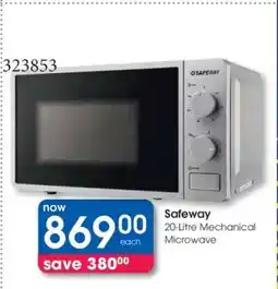 Clicks Safeway 20-Litre Mechanical Microwave offer