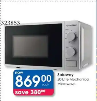 Safeway 20-Litre Mechanical Microwave