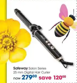 Clicks Safeway Salon Series 25 mm Digital Hair Curler offer