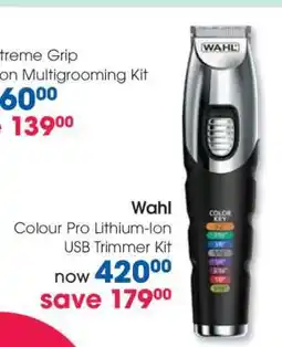 Clicks Wahl Colour Pro Lithium-Ion USB Trimmer Kit offer
