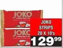 Advance Cash n Carry JOKO STRIPS 20 X 10's offer
