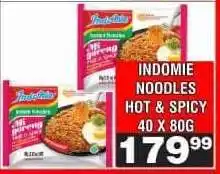 Advance Cash n Carry INDOMIE NOODLES HOT & SPICY 40 X 80G offer