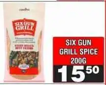 Advance Cash n Carry SIX GUN GRILL SPICE 200G offer