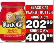 Advance Cash n Carry BLACK CAT PEANUT BUTTER 400G X 6's offer