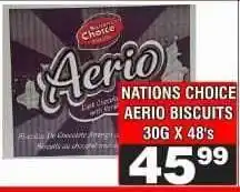 Advance Cash n Carry NATIONS CHOICE AERIO BISCUITS 30G X 48's offer