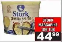 Advance Cash n Carry STORK MARGARINE 1KG TUB offer