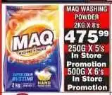 Advance Cash n Carry MAQ WASHING POWDER 2KG X 8's offer