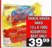 Advance Cash n Carry SNACK HAVEN NAKS offer