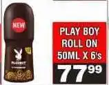 Advance Cash n Carry PLAY BOY ROLL ON 50ML X 6's offer