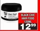 Advance Cash n Carry BLACK CHIC HAIR FOOD 125ML offer