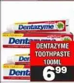Advance Cash n Carry Dentazyme Toothpaste 100ml offer
