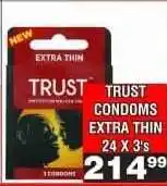 Advance Cash n Carry TRUST CONDOMS EXTRA THIN offer