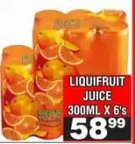 Advance Cash n Carry LIQUIFRUIT JUICE 300ML X 6's offer