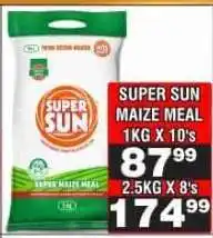 Advance Cash n Carry SUPER SUN MAIZE MEAL 1KG X 10's offer