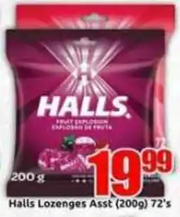 Three Star Cash and Carry Halls Lozenges Assorted offer