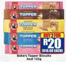 Three Star Cash and Carry Bakers Topper Biscuits Assorted offer