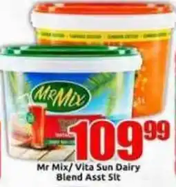 Three Star Cash and Carry Mr Mix/ Vita Sun Dairy Blend Asst 5lt offer