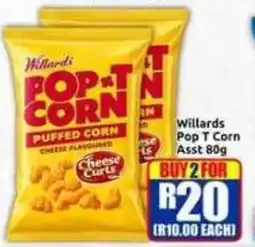 Three Star Cash and Carry Willards Pop T Corn offer