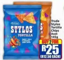 Three Star Cash and Carry Truda Stylos Tortilla Chips offer
