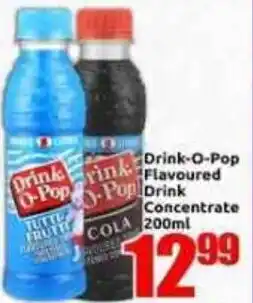 Three Star Cash and Carry Drink-O-Pop Flavoured Drink Concentrate offer
