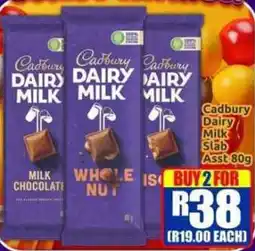 Three Star Cash and Carry Cadbury Dairy Milk Whole Nut offer