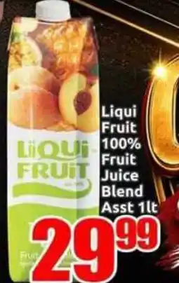 Three Star Cash and Carry Liqui Fruit 100% Fruit Juice Blend offer