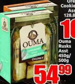 Three Star Cash and Carry Ouma Rusks Assorted offer