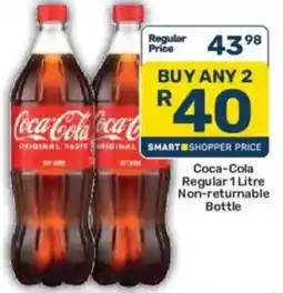 Pick n Pay Liquor Coca-Cola Regular 1 Litre Non-returnable Bottle offer